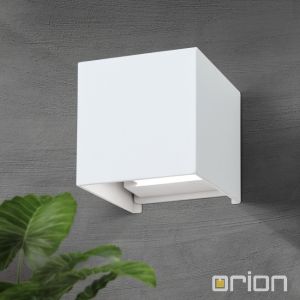 Hausmarke LED-Wandaußenleuchte CUBE AL 11-1192 weiß