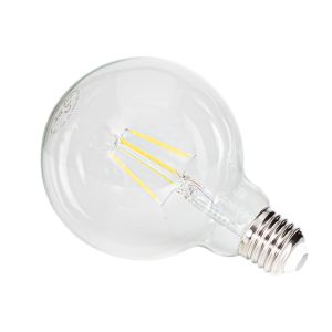 4W LED-Filament klar Globe E27 dimmbar 95mm