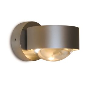 PUK MINI WALL LED-Wandleuchte Nickel matt