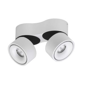 Lumexx 2er-LED-Spot EASY DOUBLE 32° weiß 2-215-09-1