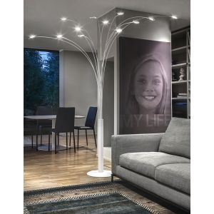 Icone-Minitallux LED-Stehleuchte ARBOR weiß/goldsilber 2700/3000K ARBOR-ST