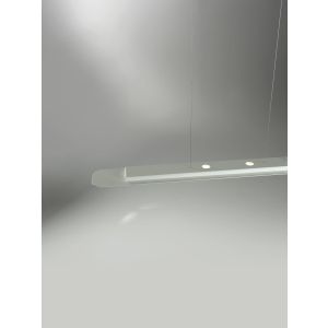 Cattaneo LED-Pendelleuchte Biscotto Suspension Weiß 100 cm 765/100 S-White