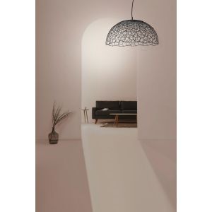 Cattaneo LED-Pendelleuchte Nassa Grau 864 S-Matt Black