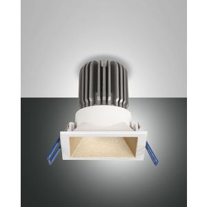 LED-Einbaustrahler CRIO SQUARE weiß/gold 4000K