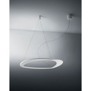 Icone-Minitallux LED-Pendelleuchte DIADEMA 50cm/70cm/90cm weiß/gold 2700K/3000K DIADEMA-S1