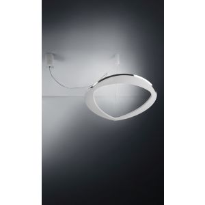 Icone-Minitallux LED-Pendelleuchte DIADEMA 50cm/70cm/90cm weiß/gold 2700K/3000K DIADEMA-S1