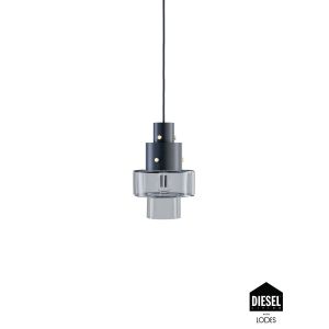 Diesel Pendelleuchte GASK schwarz/transparent 506001