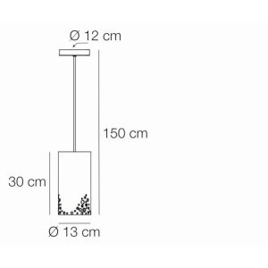 Elesi Luce LED-Pendelleuchte Gaia Suspension 04401/04402