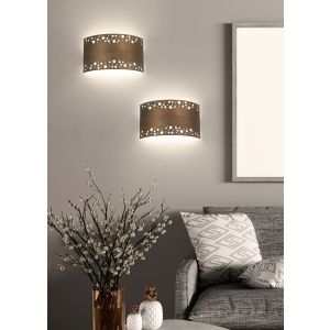 Elesi Luce LED-Wandleuchte Gaia Wall 30x18 cm 04507D