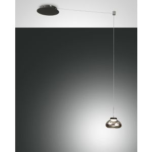 Fabas Luce LED-Pendelleuchte ARABELLA grau 3547-41-126