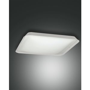 Fabas Luce LED-Deckenleuchte HUGO 35x35cm weiß 3645-65-102