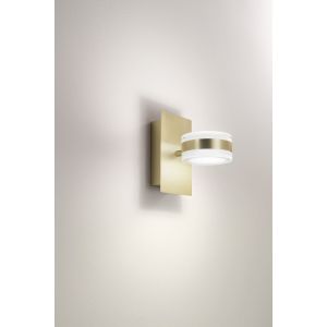 Fabas Luce LED-Wandleuchte DUNK Messing satiniert 3239-21-119