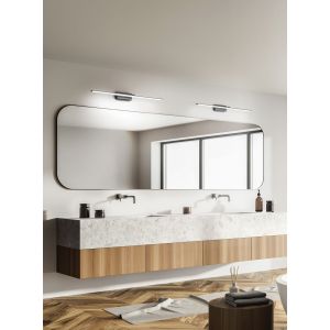 Fabas Luce LED-Spiegelleuchte NALA Chrom 109,5 cm 3361-29-138	