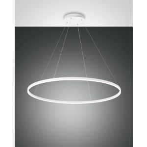 Fabas Luce LED-Pendelleuchte GIOTTO Weiß 100 cm 3508-46-102