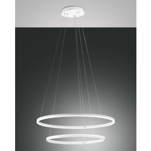 2er-LED-Pendelleuchte GIOTTO weiß 60/80cm