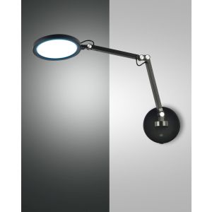 Fabas Luce LED-Wandleuchte REGINA Schwarz 3551-21-101