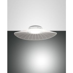 Fabas Luce LED-Deckenleuchte VELA Weiß 59 cm 3625-61-102
