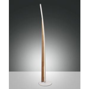 Fabas Luce LED-Stehleuchte CORDOBA weiß Holz 3697-10-102