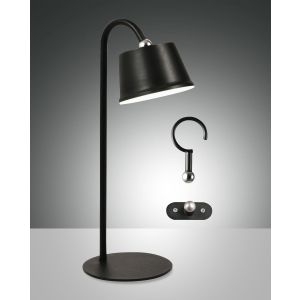 Fabas Luce LED-Akku-Tischleuchte ARMANDA schwarz (Set) 3742-71-101