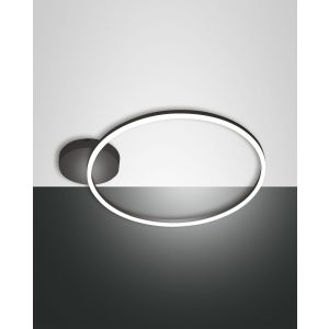 Fabas Luce LED-Deckenleuchte GIOTTO 60cm schwarz 3508-61-101