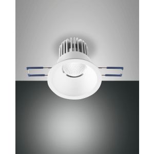 Fabas Luce LED-Einbauleuchte SIGMA weiß rund (nicht schwenkbar) 3445-72-346