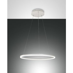 Fabas Luce LED-Pendelleuchte GIOTTO 60cm weiß 3508-40-102