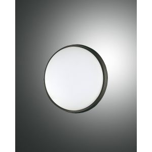 Fabas Luce LED-Deckenleuchte OLLY 18cm schwarz 3315-69-101