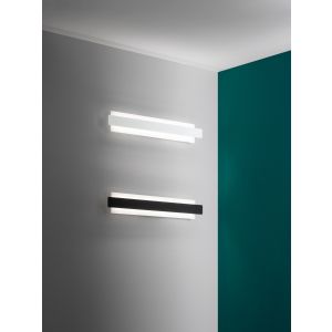 Fabas Luce LED-Wandleuchte REGOLO 60cm schwarz 3558-22-101