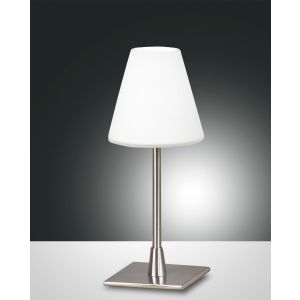 Fabas Luce Tischleuchte LUCY Nickel 3568-30-178