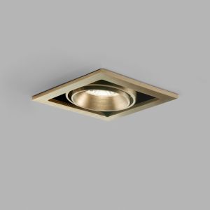 Light-Point LED-Einbaustrahler GHOST Messing 11x11cm 270844
