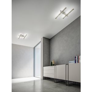 Giarnieri LED-Wand-/Deckenleuchte RAKE 65x37cm