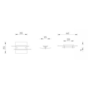 GKS Knapstein LED-Deckenleuchte MONA Nickel matt 91.327.05