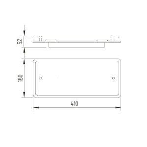 GKS Knapstein LED-Deckenleuchte PIA 41x18cm 91.347.05