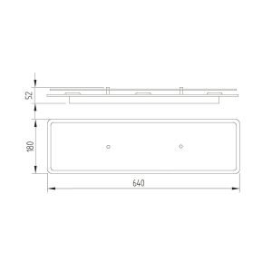 GKS Knapstein LED-Deckenleuchte PIA 64x18cm 91.348.05