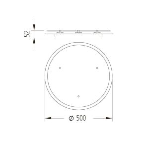 GKS Knapstein LED-Deckenleuchte PIA 50cm 91.352.05