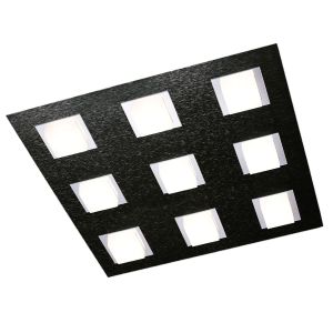 Grossmann LED-Deckenleuchte BASIC 45x45cm schwarz 79-790-046