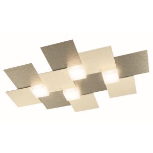 Grossmann LED-Deckenleuchte CREO 55x38cm Champagner 74-770-075