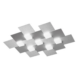 Grossmann LED-Deckenleuchte CREO 60x50cm Alu 77-770-072