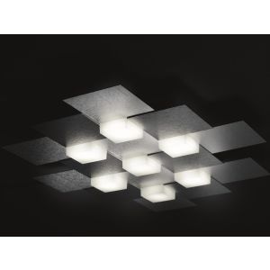 Grossmann LED-Deckenleuchte CREO 60x50cm Alu 77-770-072