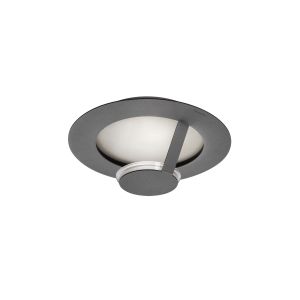 LED-Wand-/Deckenleuchte FLAT 36cm grau/silber