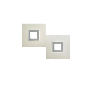 Grossmann LED-Wand-/Deckenleuchte KARREE 40x30cm Perlglanz/titan 72-783-178