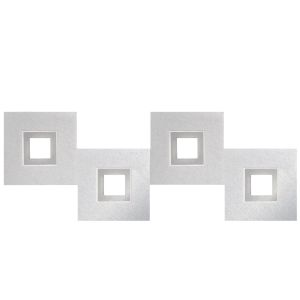 Grossmann LED-Deckenleuchte KARREE 80x30cm Alu/titan 74-783-278