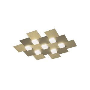 Grossmann LED-Deckenleuchte CREO 60x50cm Messing matt 77-770-058