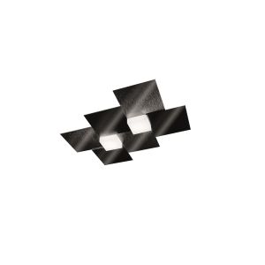 Grossmann LED-Wand-/Deckenleuchte CREO 38x33cm schwarz 52-770-045