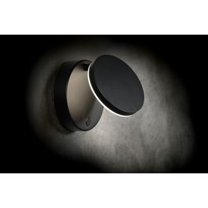 Holtkötter LED-Wandleuchte PLANO WD schwarz 9914-1-55