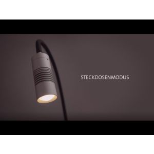 LED-Stehleuchte TROFEO Schwarz