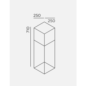 IP44 LED-Akku-Solar-Bodenleuchte FIL M 71cm 93811-BL