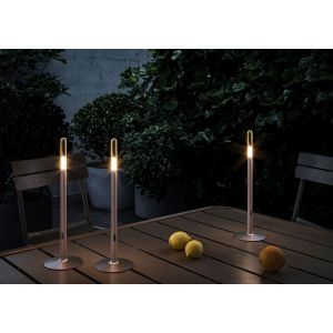 IP44.de Leuchten LED-Akku-Tischleuchte GLIM weiß 93910-PW