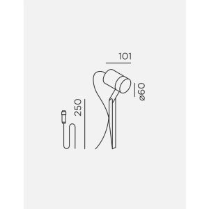 IP44.de LED-System-Erdspießleuchte PIEK CONNECT 25cm schwarz 92071-BL-CO