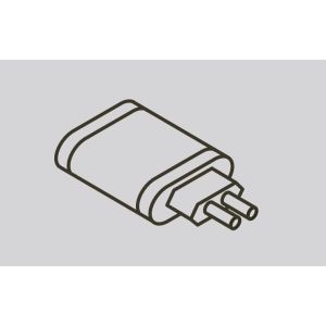 USB-Ladegerät WEISS (OHNE Kabel)